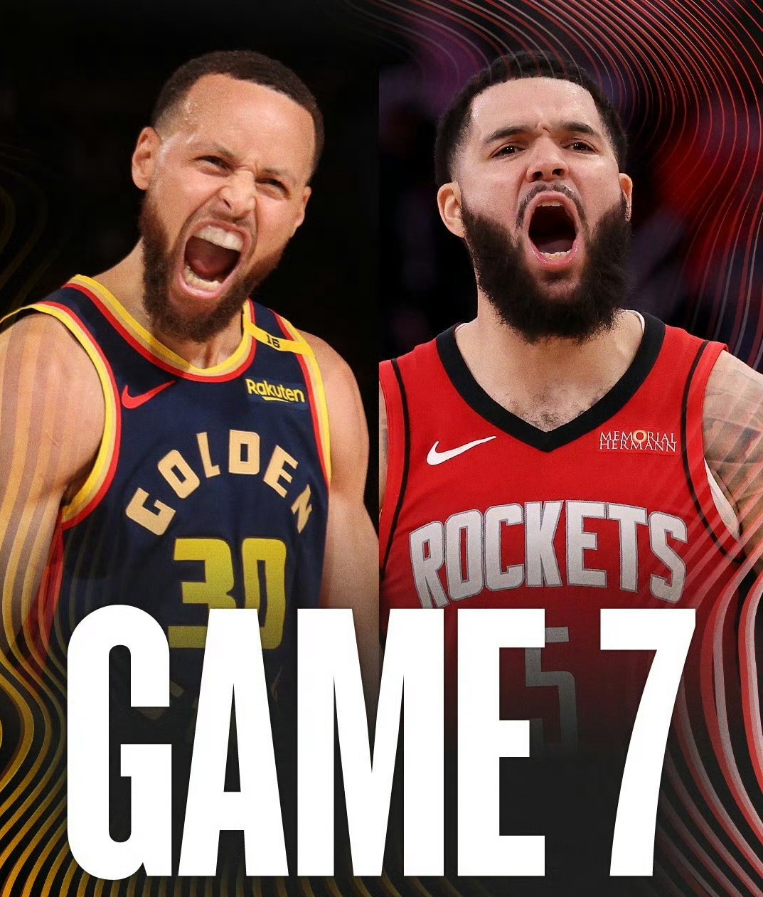 惊险！NBA总决赛抢七大战，库里50分封神，勇士逆转夺冠